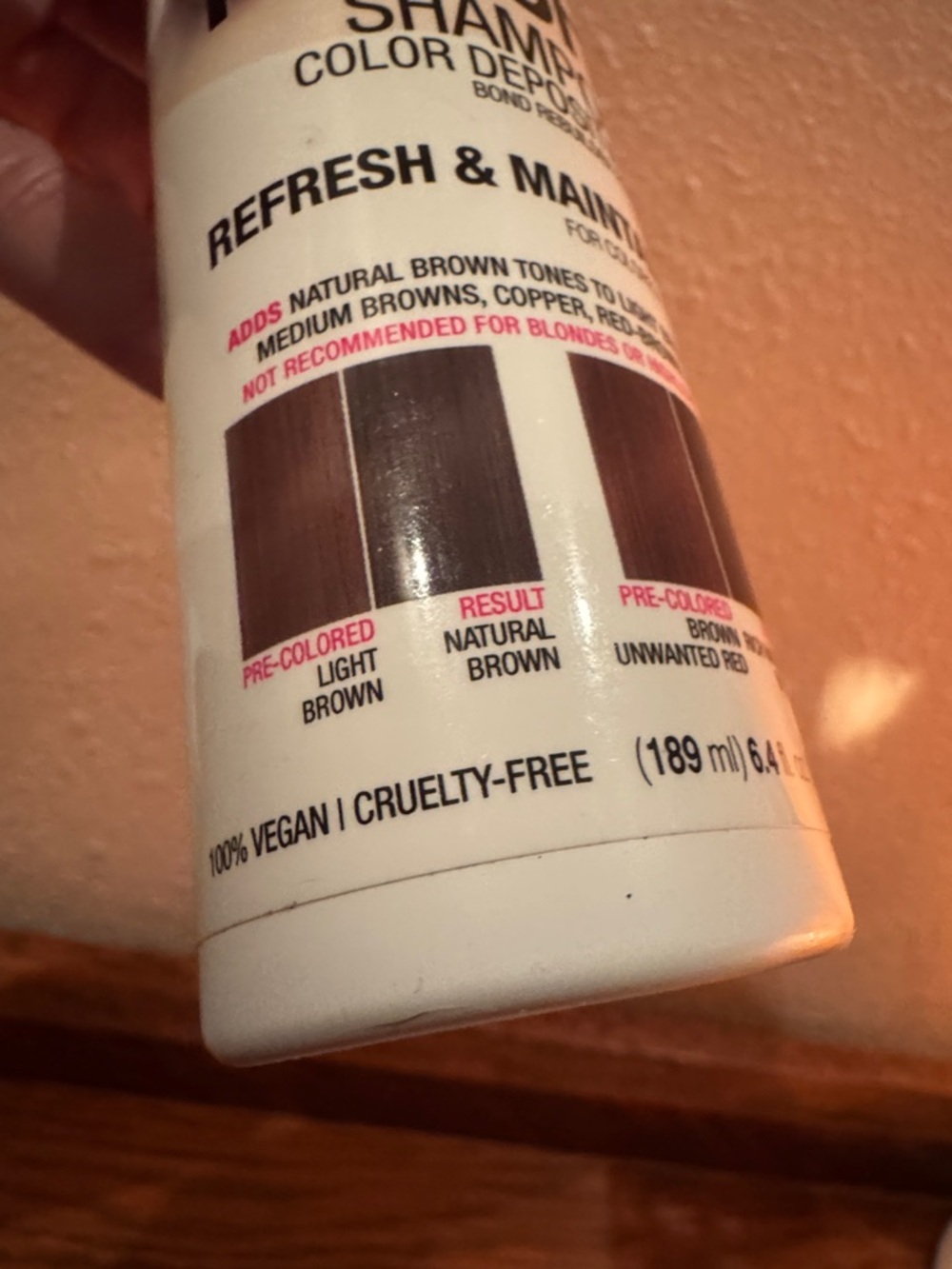No Fade Fresh Refresh & Maintain Colored Hair Natural Brown Shampoo & Conditoner - Picture 4 of 7
